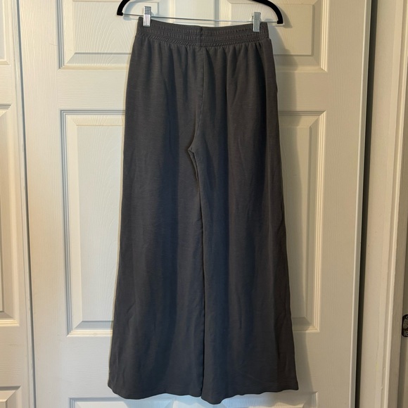 Daily Practice by Anthropologie Trouser Wide-leg Sweatpants, Grey, Size XXS - Picture 2 of 3